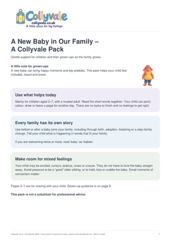 Cover of A New Baby in Our Family