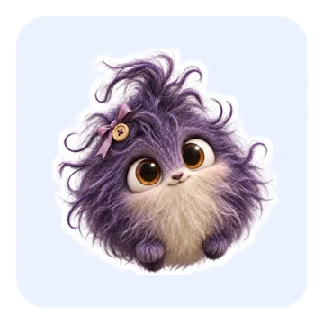 Dust Bunny sticker
