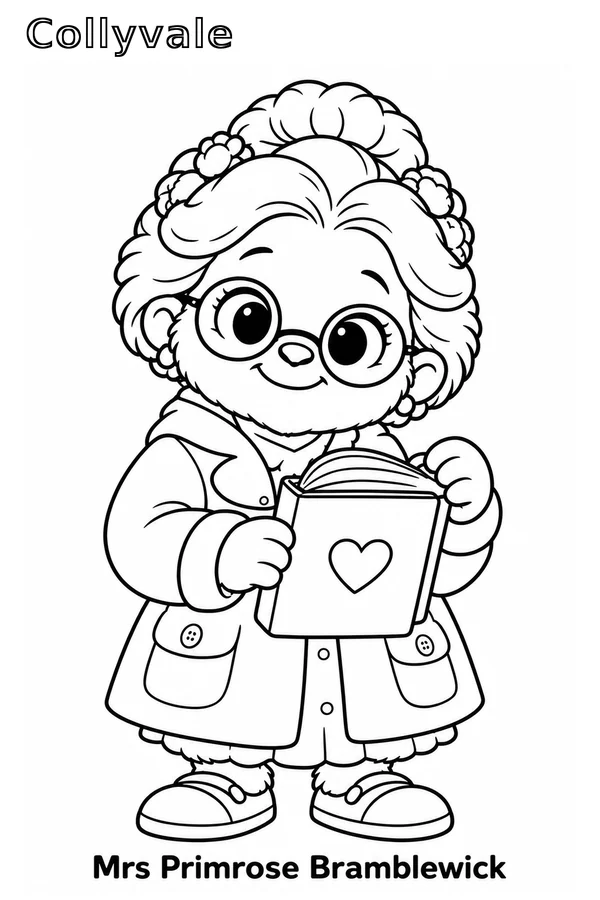 Mrs. Primrose Bramblewick coloring page preview
